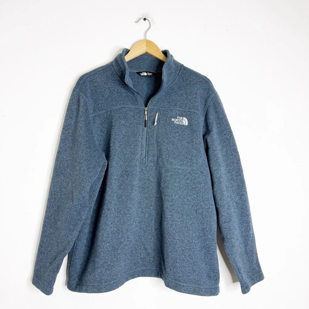 The North Face Gordon Lyons 1/4 Zip Fleece Pullover Men’s XL Blue